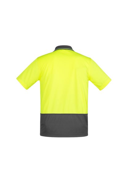 Hi Vis Polo - Yellow / Navy - Image 2