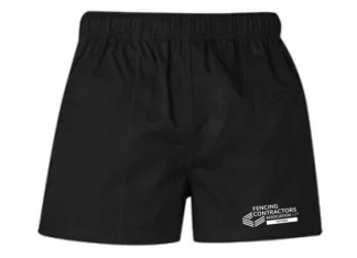 Mens Rugby Shorts Black