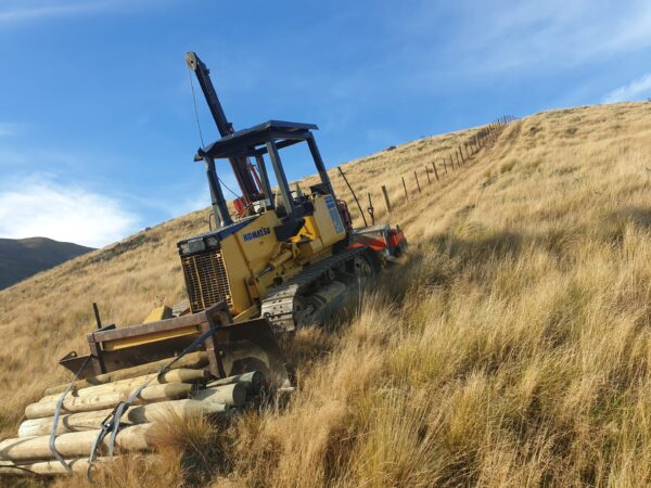 High Country Fencing- view up the fenceline